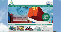 Desktop Screenshot of mewa-waagen.de
